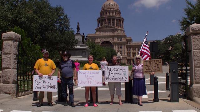 Impeach Obama NOW! Protest - Texas State Capitol 